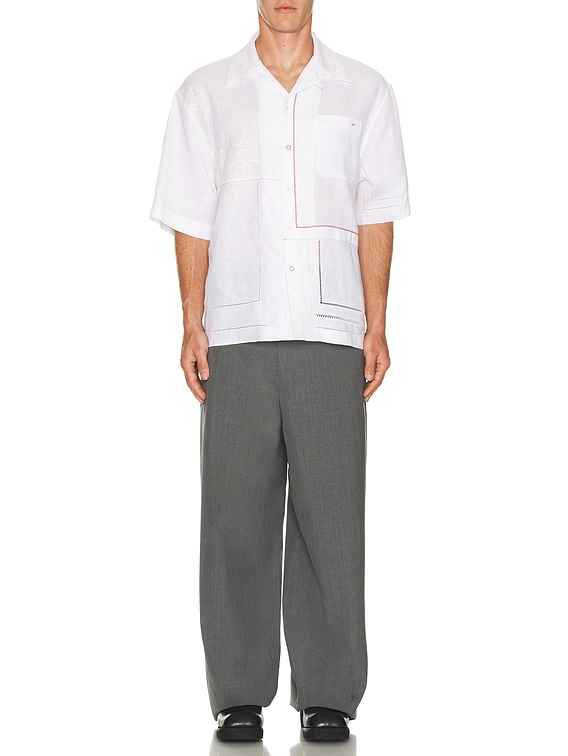 Marni Short Sleeve Shirt in Lily White | FWRD