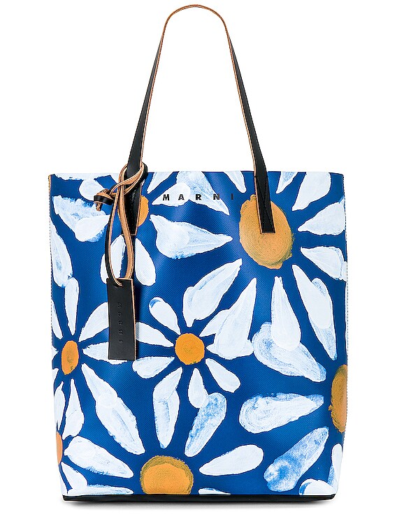 Tribeca shopping bag in blue and black