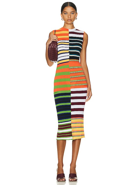 Marni Sleeveless Midi Dress in Multicolor | FWRD