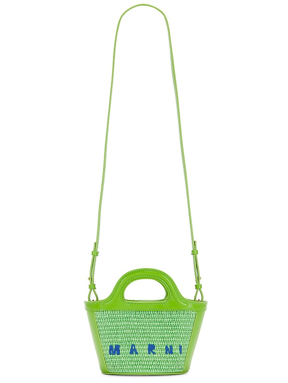 Marni Micro Tropicalia Bag in Kiwi | FWRD Marni Micro Tropicalia Bag in Kiwi | FWRD