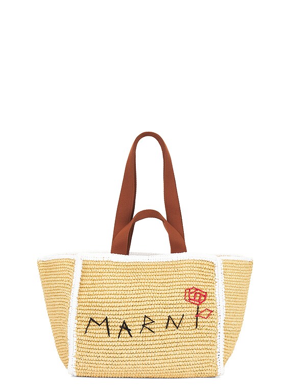 Marni バッグ - Natural, White, & Rust | FWRD