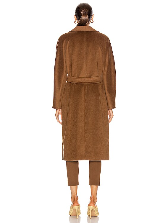 max mara madame coat tobacco Max Mara Madame Long Coat in Tobacco