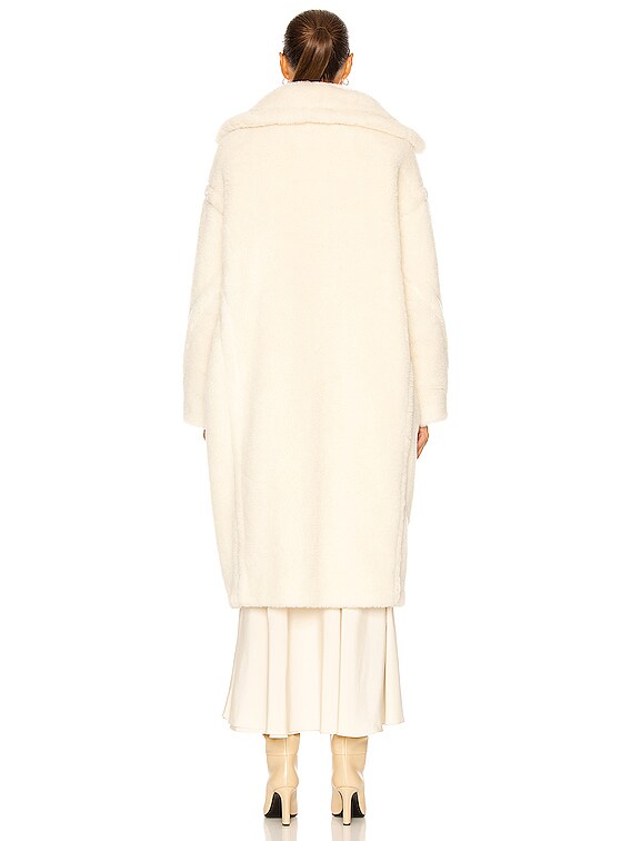 Max Mara Tedgirl Coat in White | FWRD