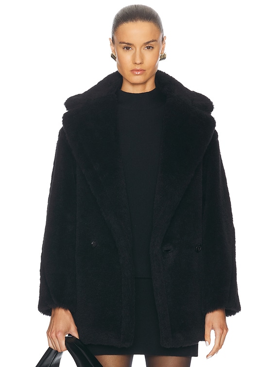 Max mara faux fur jacket best sale