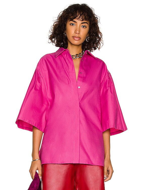 Max Mara Tamigi Shirt in Fuchsia | FWRD