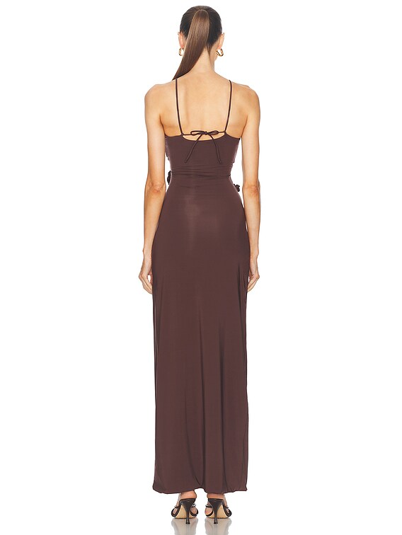 Maygel Coronel Veranera Dress in Brown | FWRD