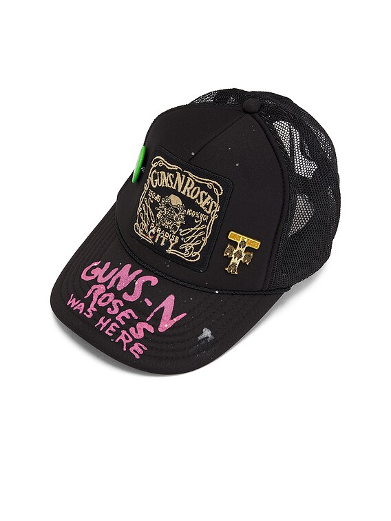 Madeworn GNR Was Here Trucker Hat in Black | FWRD
