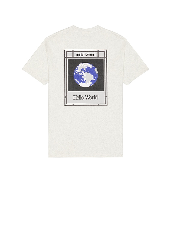 Metalwood Studio HELLO Tシャツ - Heather Grey | FWRD