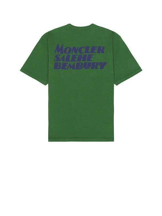 Moncler Genius Moncler x Salehe Bembury Logo T-shirt in Green | FWRD