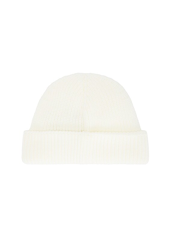 Moncler Genius X Willow Smith Wool Beanie in Cream | FWRD