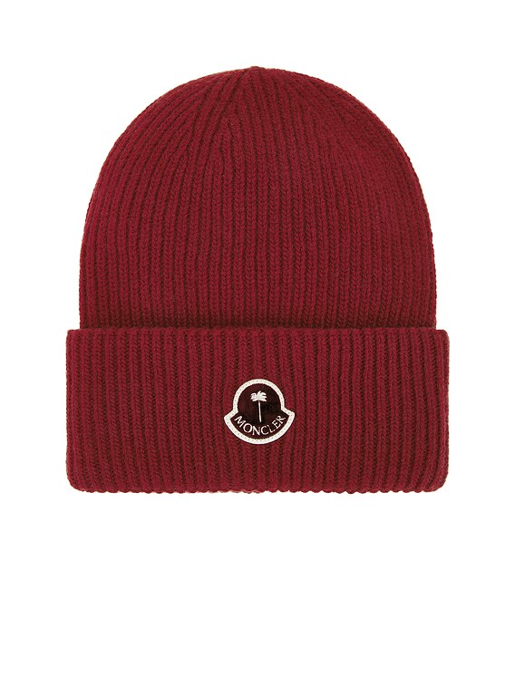 Moncler Genius x Palm Angels Beanie in Red | FWRD
