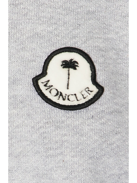 Moncler Genius x Palm Angels Hoodie Sweater in Grey | FWRD