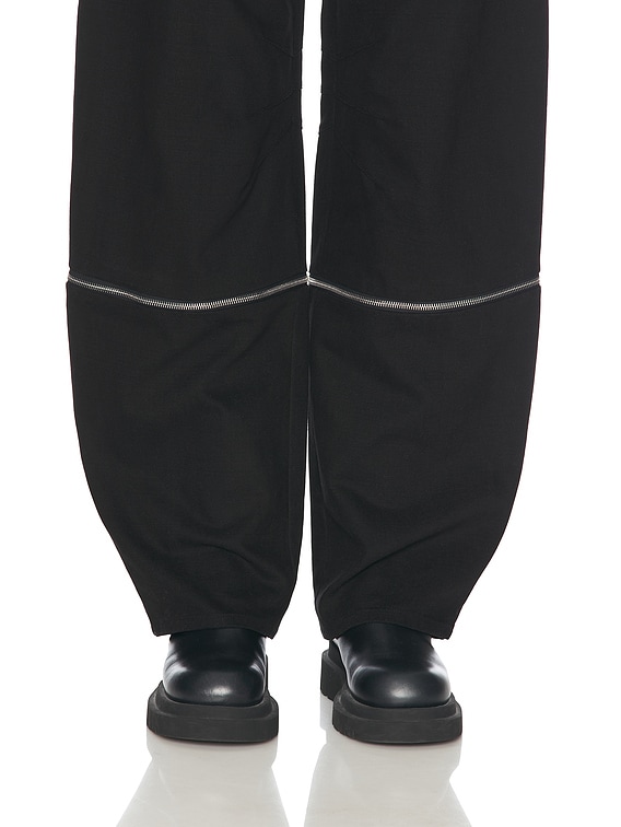 パンツ MONCLER GENIUS Moncler x Willow Smith pants Black Moncler Genius X Willow Smith Wide Leg Trouser in Black | FWRD