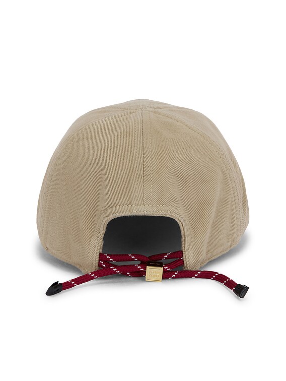 Miu Miu Baseball Cap in Beige & Amaranto | FWRD