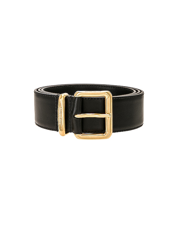 Miu Miu Buckle Belt in Nero | FWRD