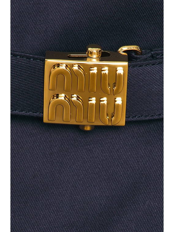 Miu Miu Mini Dress in Bleu | FWRD
