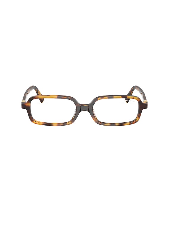 miu miu★SALE★MG1941 Miu Miu Logo Acetate Rectangle Sunglasses | Neiman Marcus