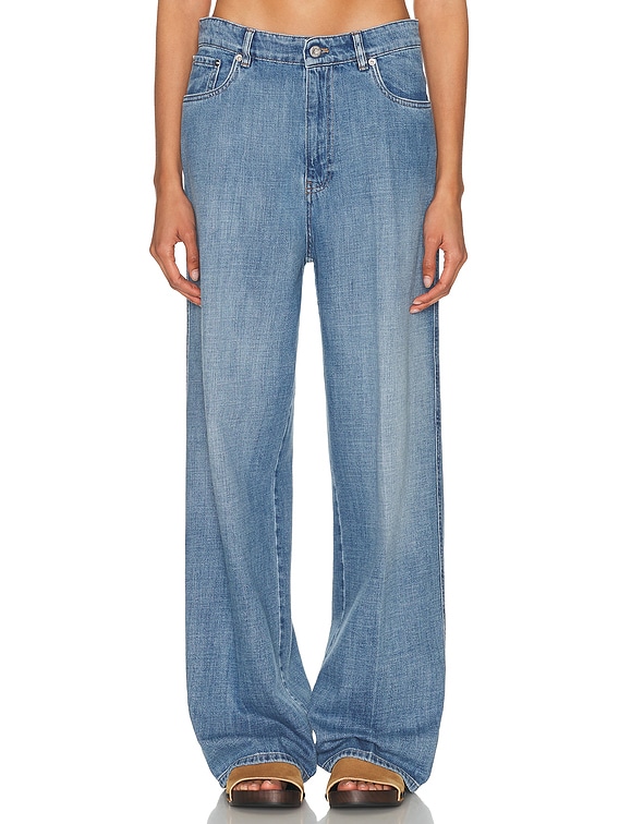Miu Miu Straight Leg in Celeste | FWRD