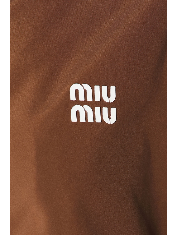 Miu Miu Rain Jacket in Cacao | FWRD