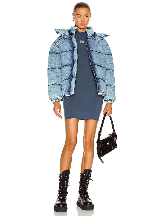 Miu Miu Oversized Padded Denim Jacket - ShopStyle