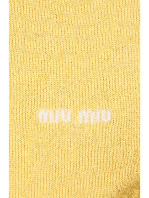 Miu Miu Short Sleeve Top in Topazio | FWRD