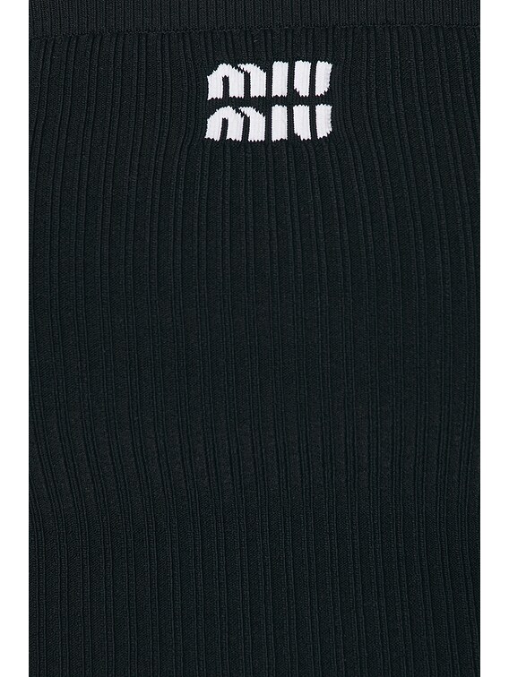 Miu Miu Tube Top in Nero | FWRD