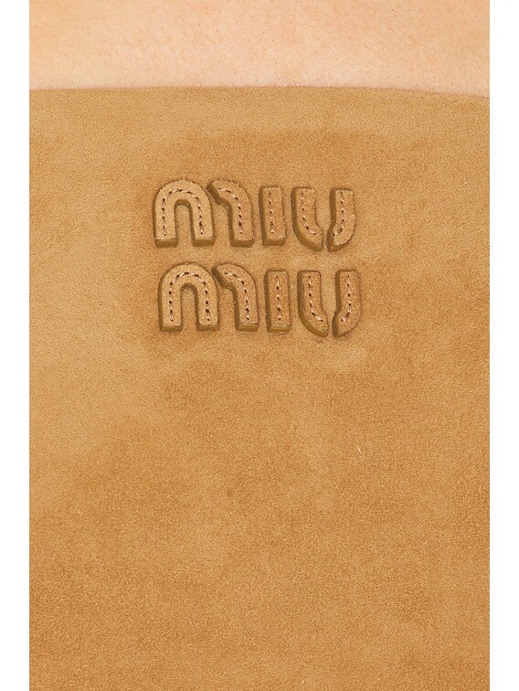 Miu Miu Strapless Top in Malto | FWRD