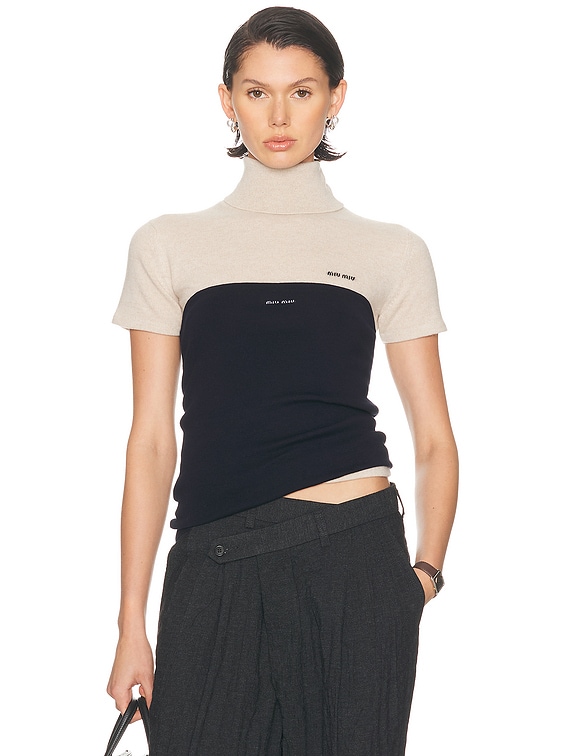 Miuページ Miu Miu Tube Top in Bleu | FWRD