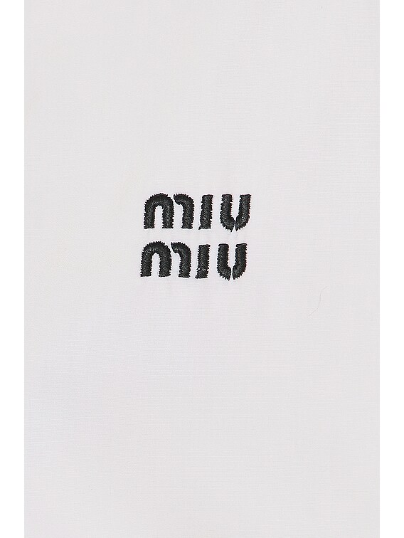 Miu Miu トップス - Bianco | FWRD Miu Miu トップス - Bianco | FWRD