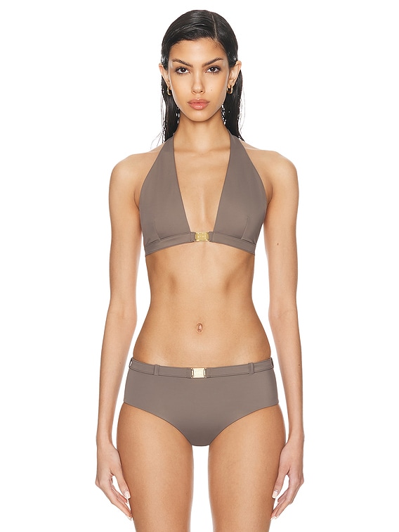 Miu Miu Bikini Top in Argilla | FWRD