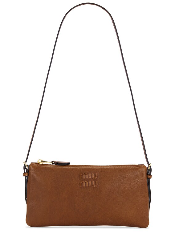 ショルダーバッグ・ポシェット MIUMIU AVENTURE MEDIUM SHOULDER BAG IN AVIATOR NAPPA Miu Miu Aventure Bag Review | Glam & Glitter