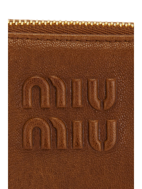 Miu Miu Nappa Aviator Shoulder Bag in Rovere | FWRD