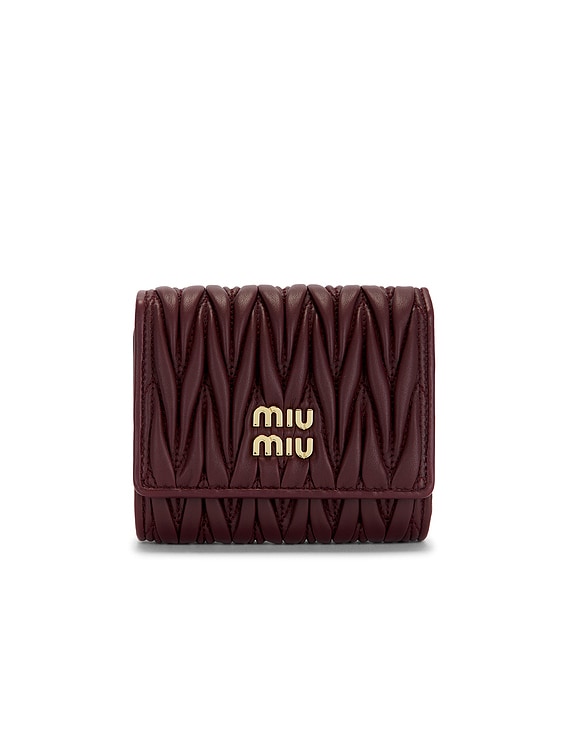 Miu Miu Wallet in Bordeaux | FWRD