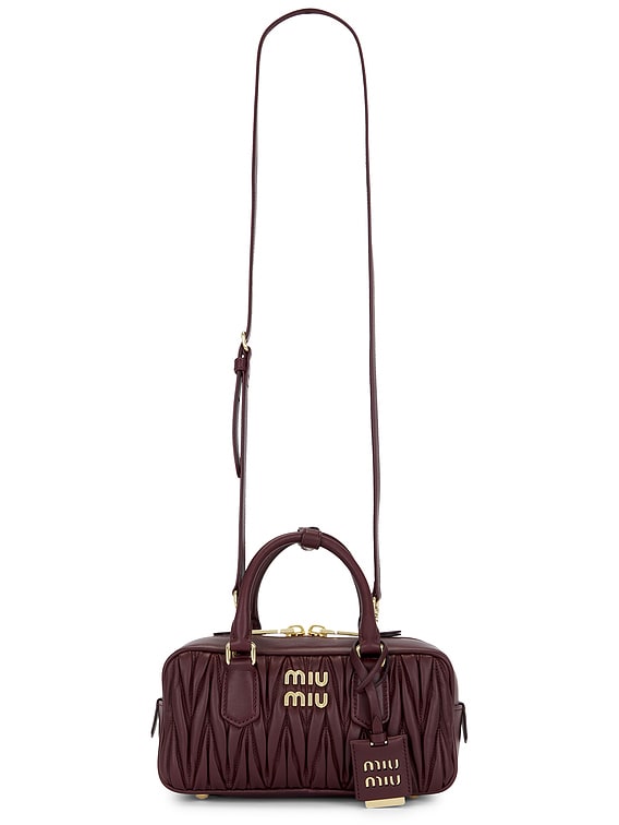 Miu Miu Arcadie Bag in Bordeaux | FWRD