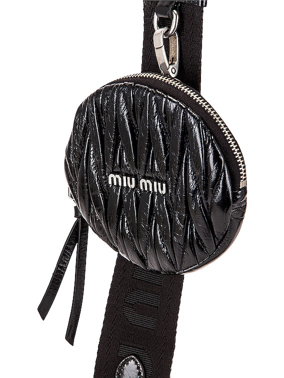 期間限定キャンペーン Shine Vitello Miu Miu Matelasse FWRD | Nero in Bag Crossbody K-POP/アジア