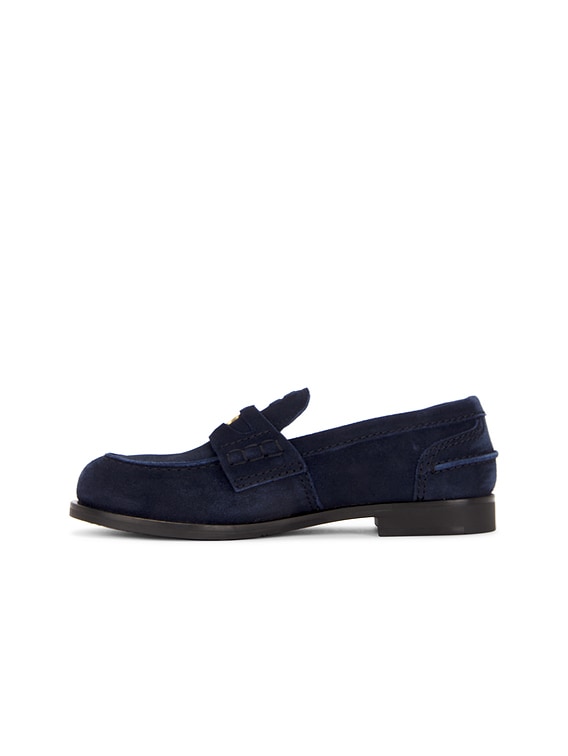 SALE みーふー◯ Miu Miu Penny Loafer in Bleu | FWRD