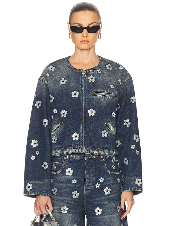【MARC JACOBS】国内発送★Sequin Daisy Cropped Jacket Sequin Daisy Cropped Jacket | Marc Jacobs | Official Site