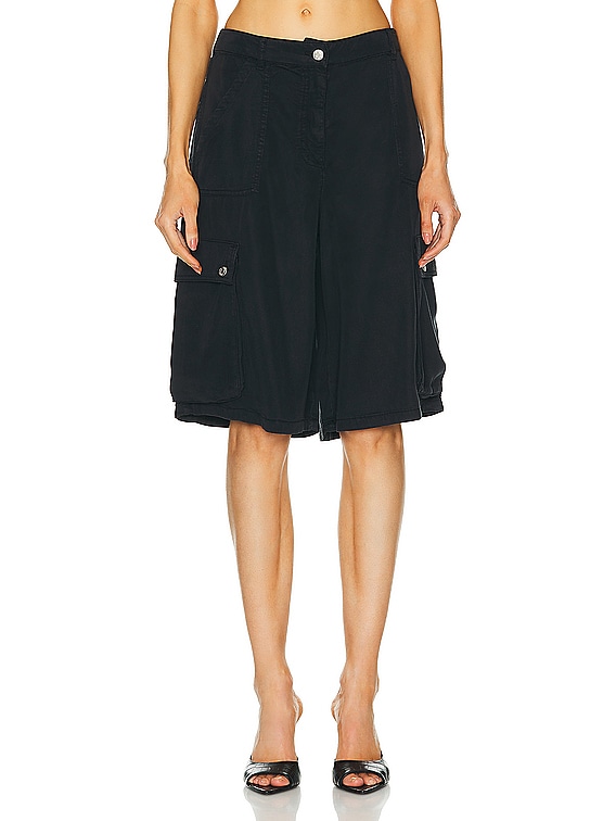 Moschino Jeans Cargo Short in Black | FWRD