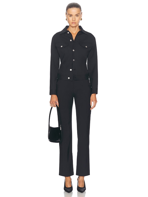 ジャケット Moschino Jeans Single-Breasted Jacket Moschino Jeans ジャケット - Black | FWRD