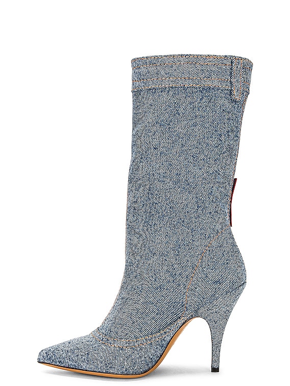 Moschino denim discount boots