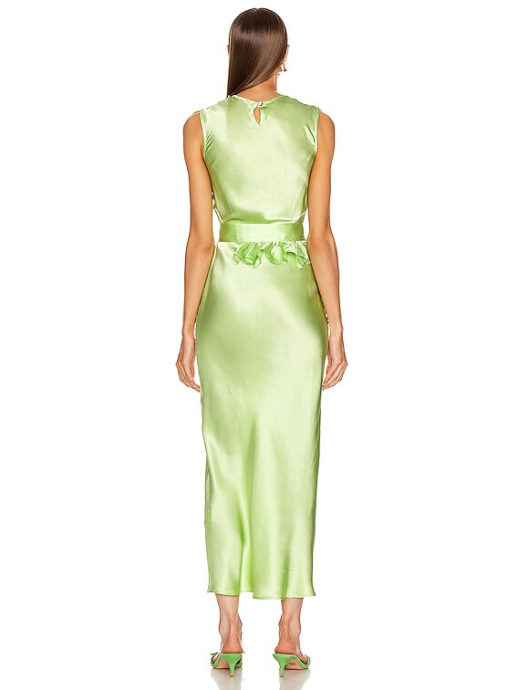 maggie marilyn green dress Take A Bite in Apple Wear
