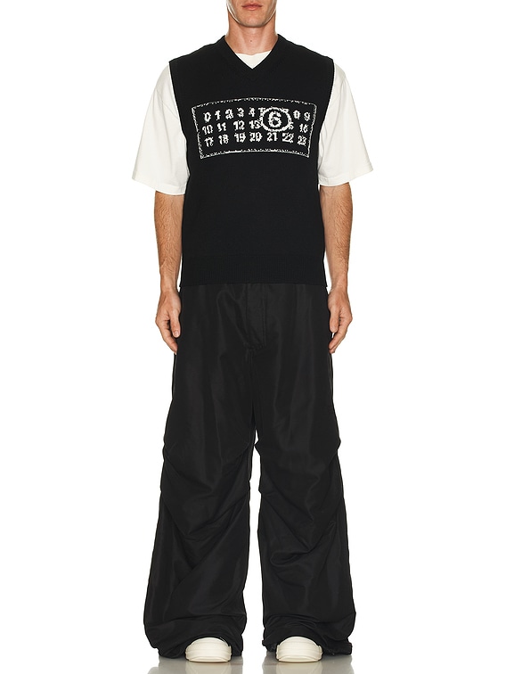 最新最全の MM6 Maison Margiela ジレ - Black Jacquard | FWRD トップス