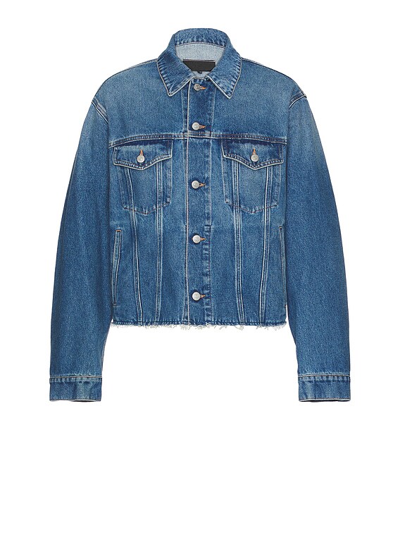 MM6 Maison Margiela Sports Jacket in Light Blue | FWRD