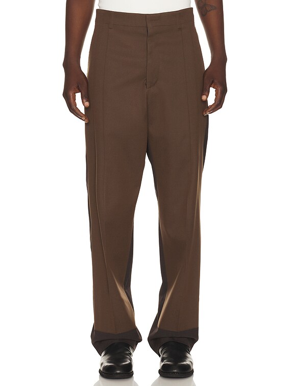 MM6 Maison Margiela Pants in Deep Brown | FWRD
