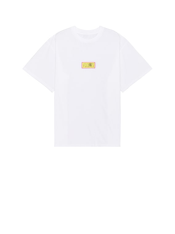 MM6 エムエムシックス Tシャツ・カットソー 白 S 2122624D0024 MM6 Maison Margiela（ｴﾑｴﾑｼｯｸｽ ﾒｿﾞﾝ ﾏﾙｼﾞｪﾗ）の「T-SHIRT（T