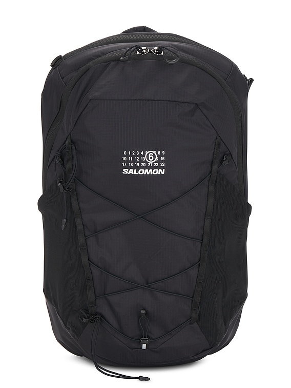 MM6 Maison Margiela Xt-15 Mm6 Rain Cover Backpack in Black & White | FWRD MM6 Maison Margiela Xt-15 Mm6 Rain Cover Backpack in Black & White | FWRD