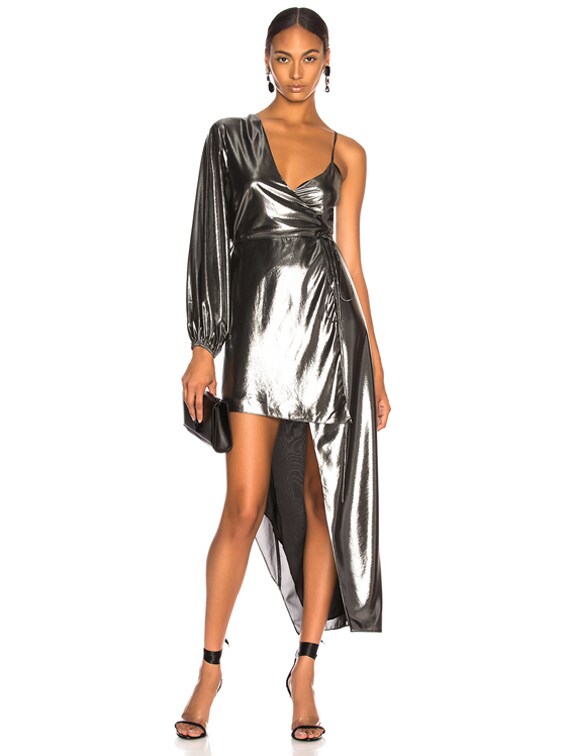 Michelle mason clearance chain wrap gown