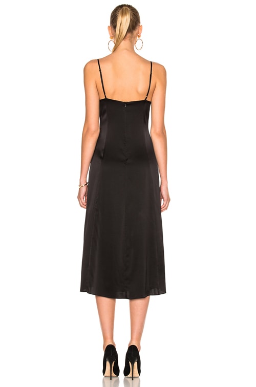 michelle mason bustier midi dress