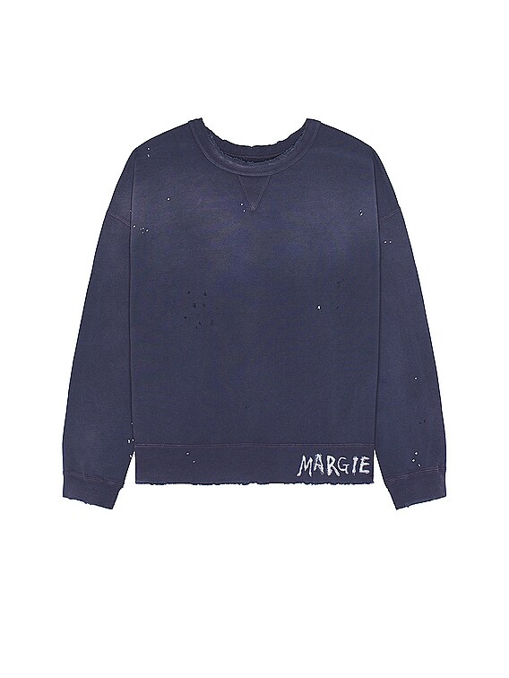 Maison Margiela Sweatshirt in Washed purple