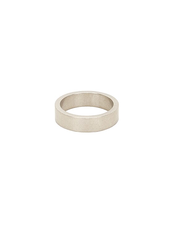 Maison Margiela Logo Ring in Palladioburattato | FWRD